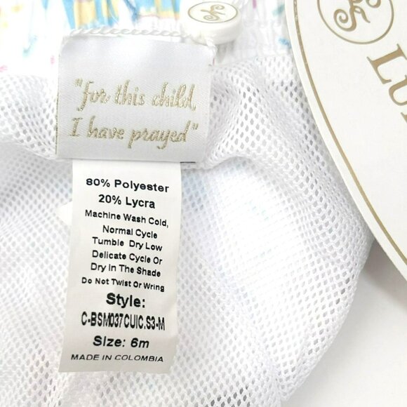 Lullaby Set Size 6M Stewart Swim Trunks Ice Cream Print - Picture 3 of 3